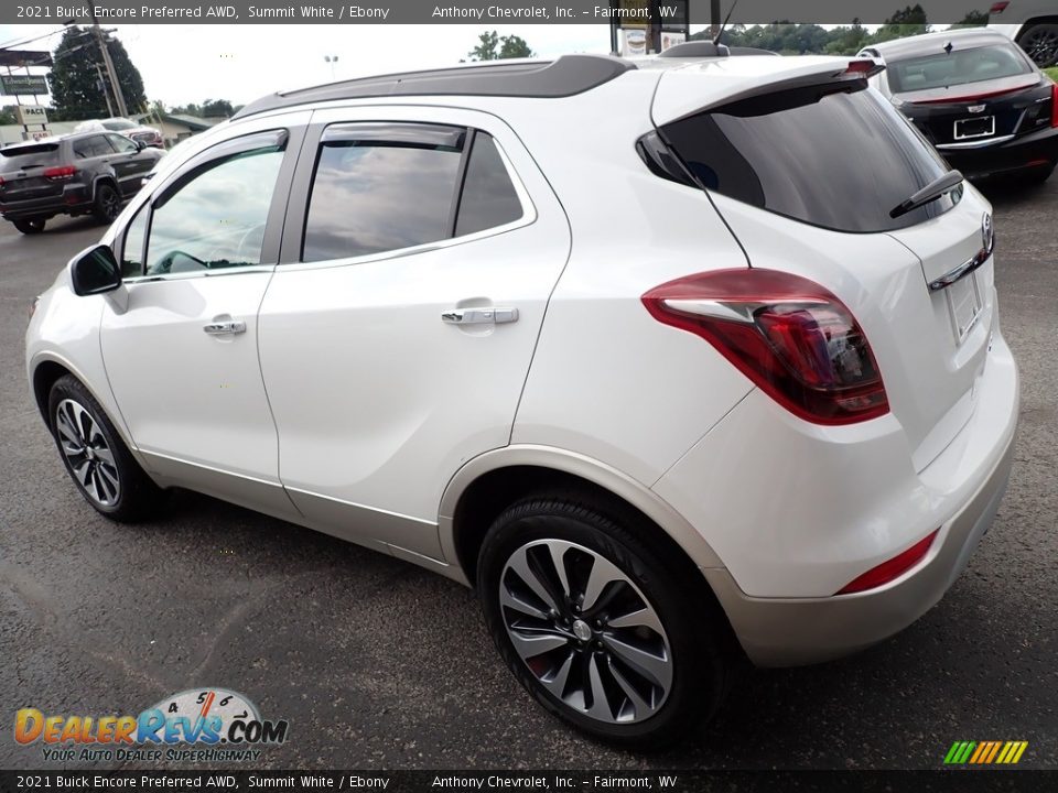 2021 Buick Encore Preferred AWD Summit White / Ebony Photo #6