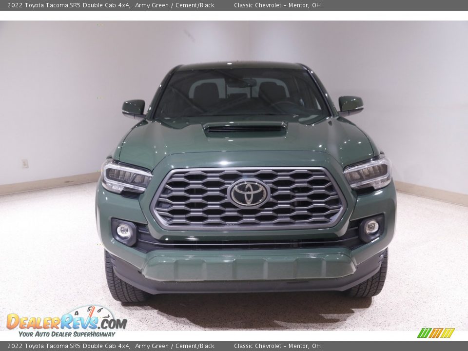 2022 Toyota Tacoma SR5 Double Cab 4x4 Army Green / Cement/Black Photo #2
