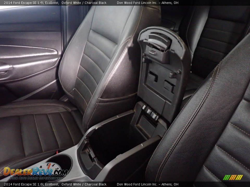 2014 Ford Escape SE 1.6L EcoBoost Oxford White / Charcoal Black Photo #34