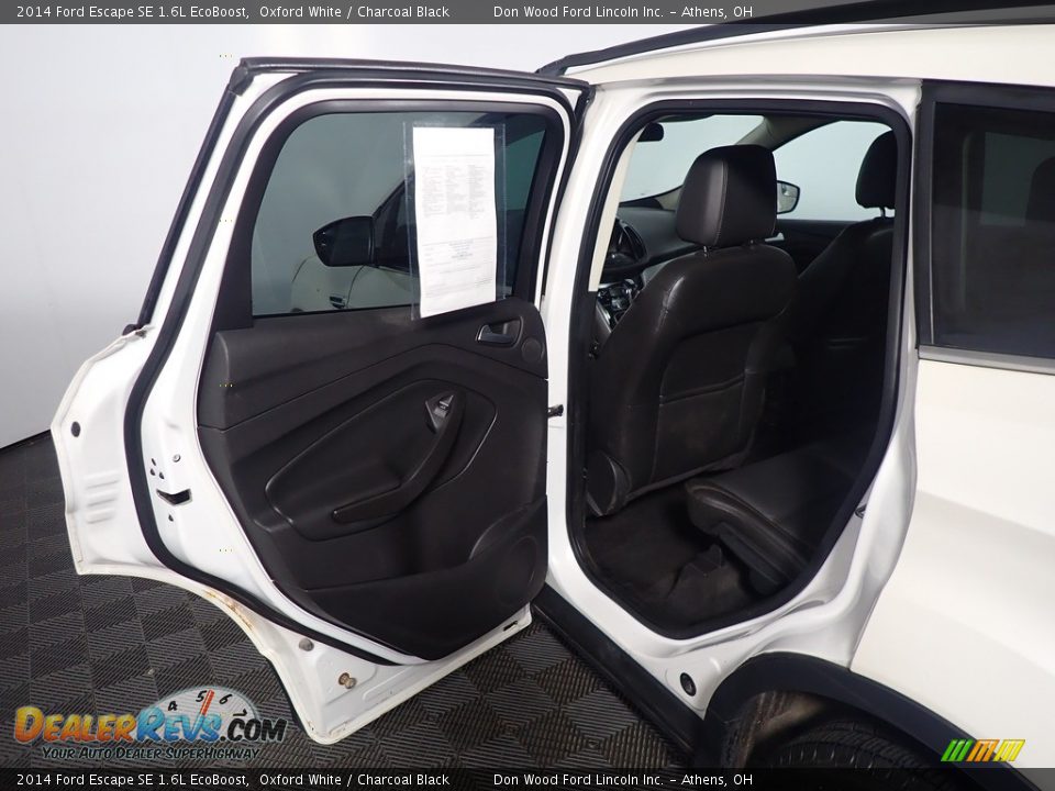2014 Ford Escape SE 1.6L EcoBoost Oxford White / Charcoal Black Photo #35