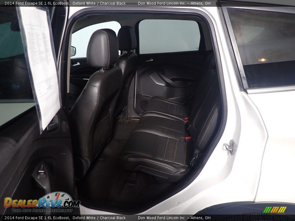 2014 Ford Escape SE 1.6L EcoBoost Oxford White / Charcoal Black Photo #36