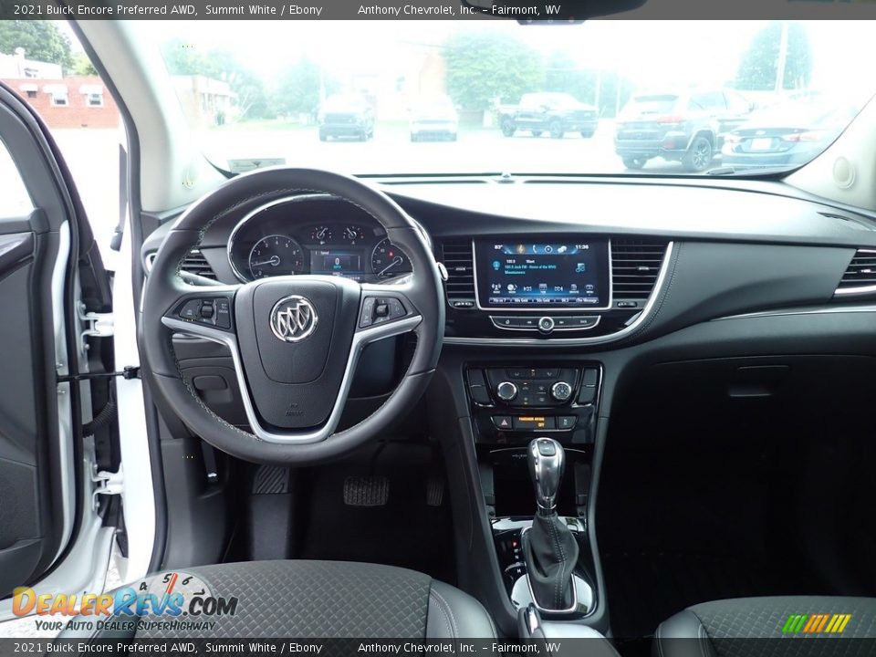 2021 Buick Encore Preferred AWD Summit White / Ebony Photo #13