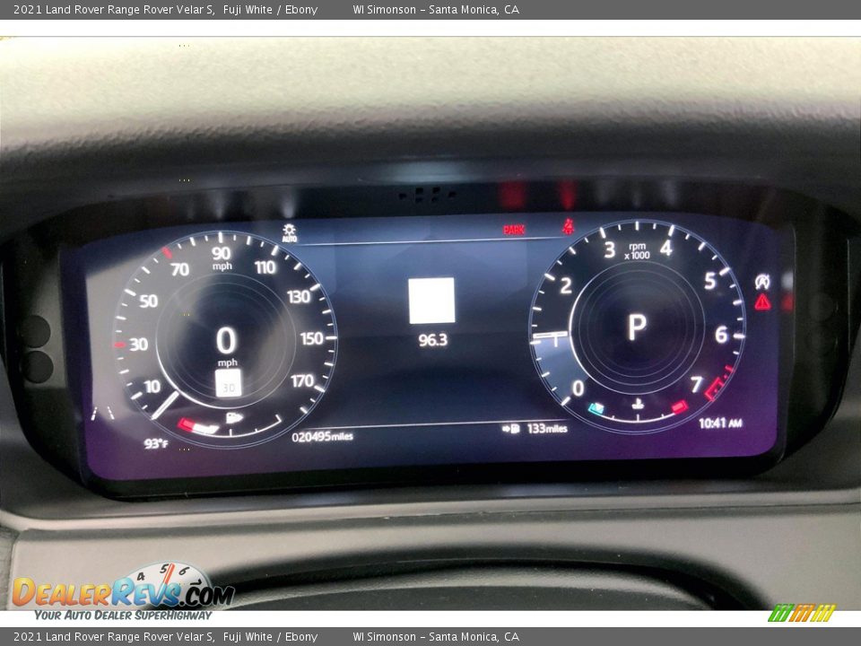 2021 Land Rover Range Rover Velar S Gauges Photo #23