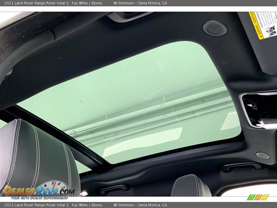 Sunroof of 2021 Land Rover Range Rover Velar S Photo #25