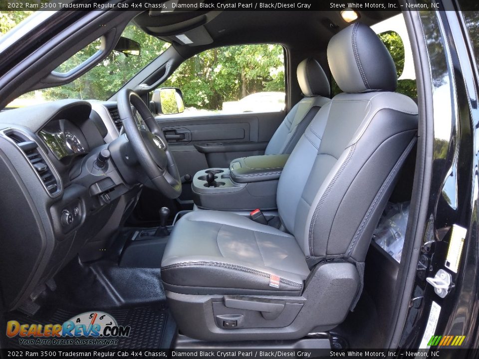 Front Seat of 2022 Ram 3500 Tradesman Regular Cab 4x4 Chassis Photo #10