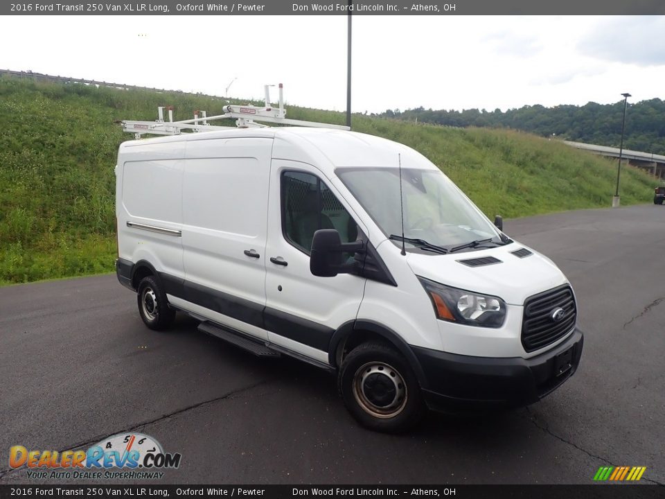 Front 3/4 View of 2016 Ford Transit 250 Van XL LR Long Photo #2