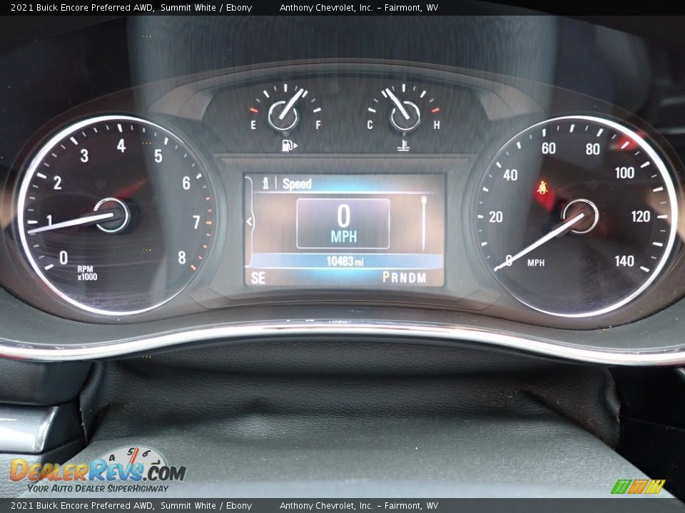 2021 Buick Encore Preferred AWD Summit White / Ebony Photo #20
