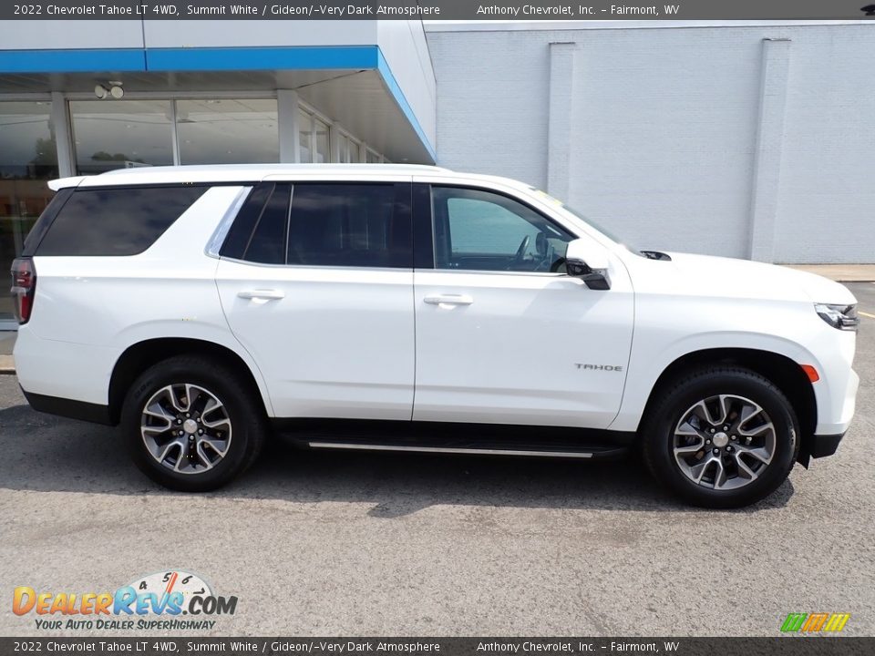 2022 Chevrolet Tahoe LT 4WD Summit White / Gideon/­Very Dark Atmosphere Photo #2