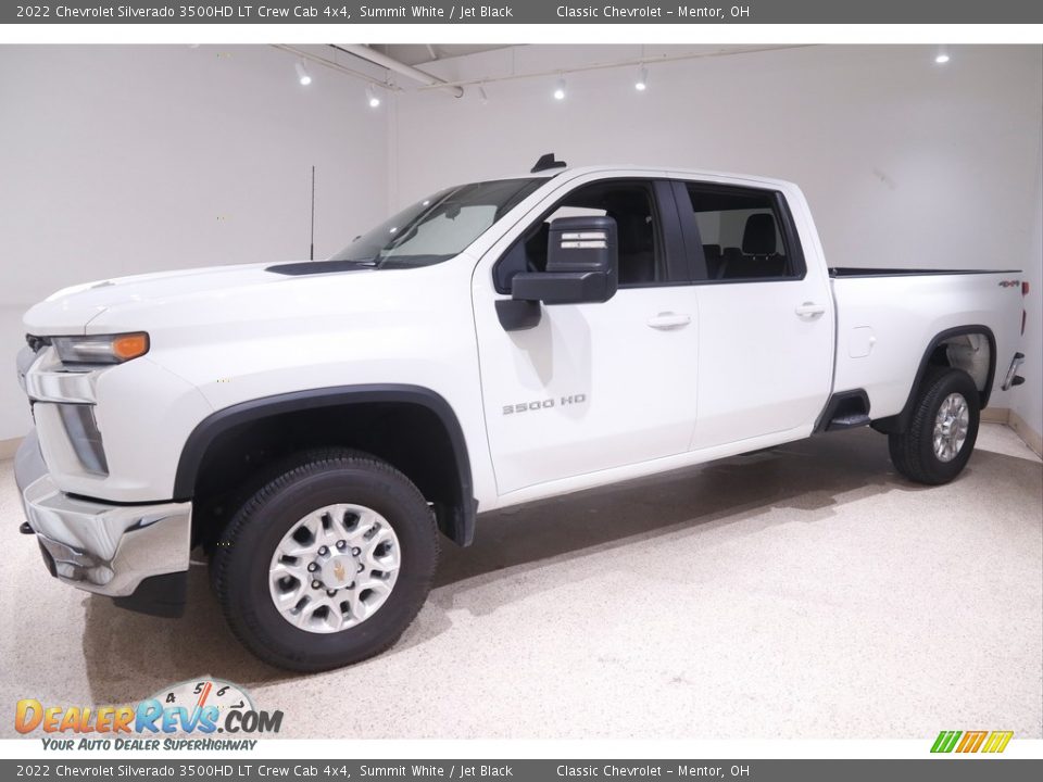 Summit White 2022 Chevrolet Silverado 3500HD LT Crew Cab 4x4 Photo #3