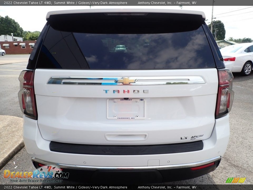 2022 Chevrolet Tahoe LT 4WD Summit White / Gideon/­Very Dark Atmosphere Photo #4