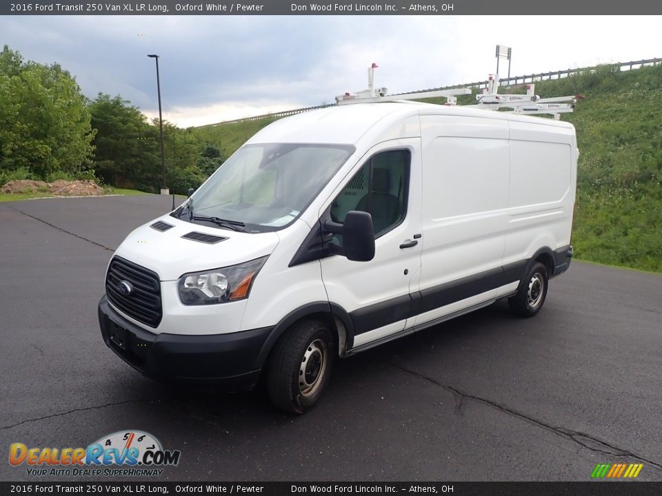 Oxford White 2016 Ford Transit 250 Van XL LR Long Photo #8