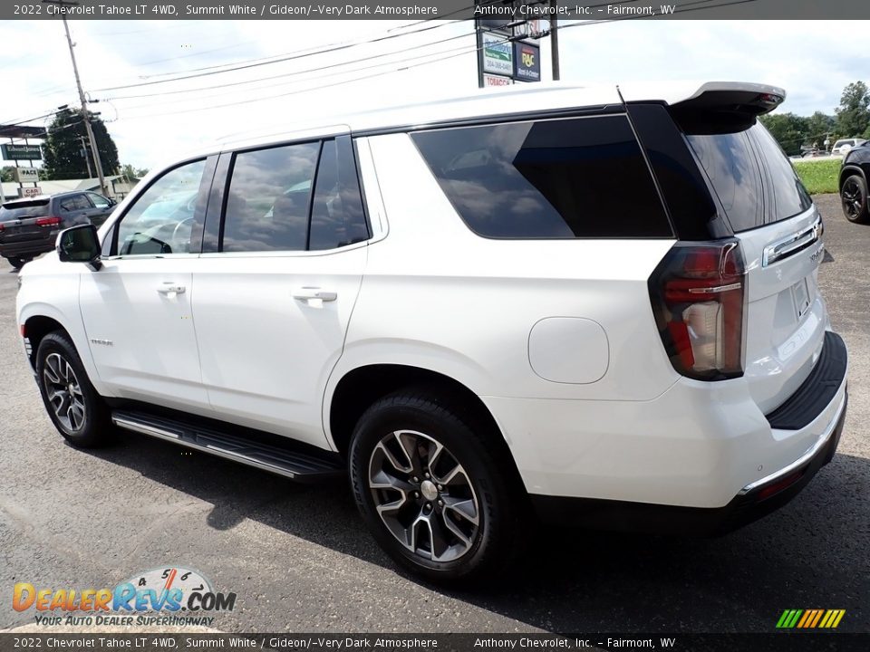 2022 Chevrolet Tahoe LT 4WD Summit White / Gideon/­Very Dark Atmosphere Photo #6