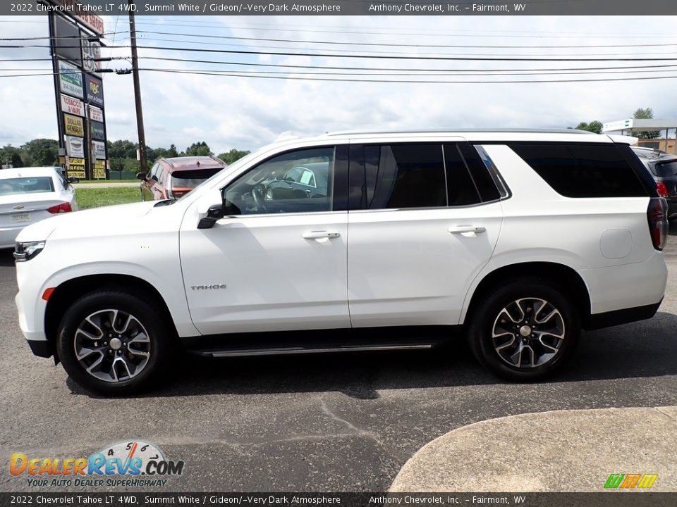 2022 Chevrolet Tahoe LT 4WD Summit White / Gideon/­Very Dark Atmosphere Photo #7