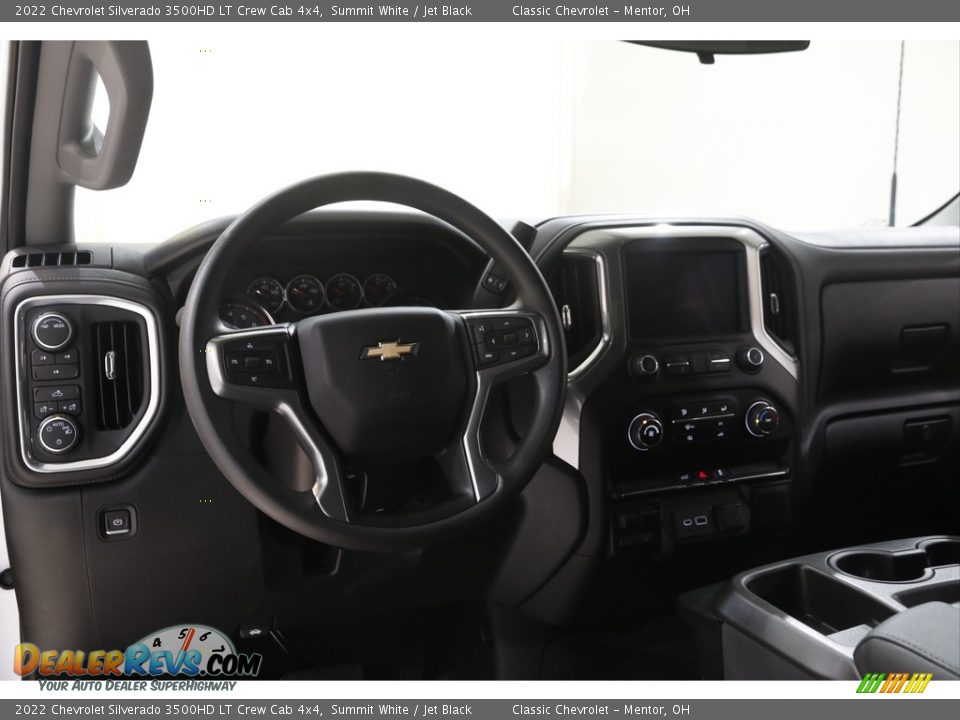 Dashboard of 2022 Chevrolet Silverado 3500HD LT Crew Cab 4x4 Photo #7