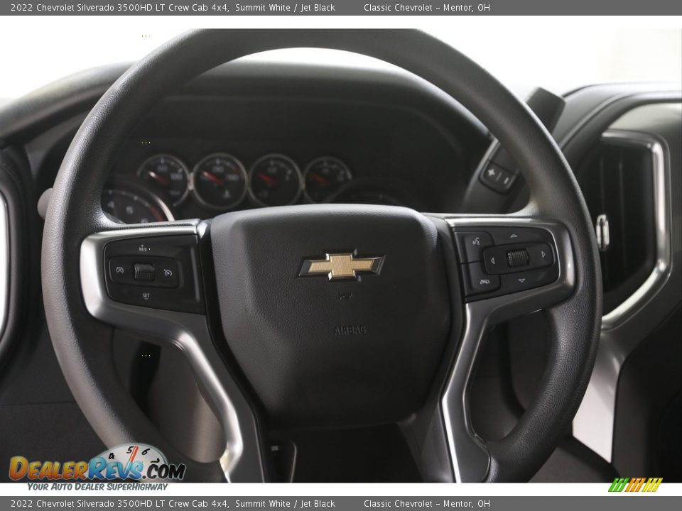 2022 Chevrolet Silverado 3500HD LT Crew Cab 4x4 Steering Wheel Photo #8