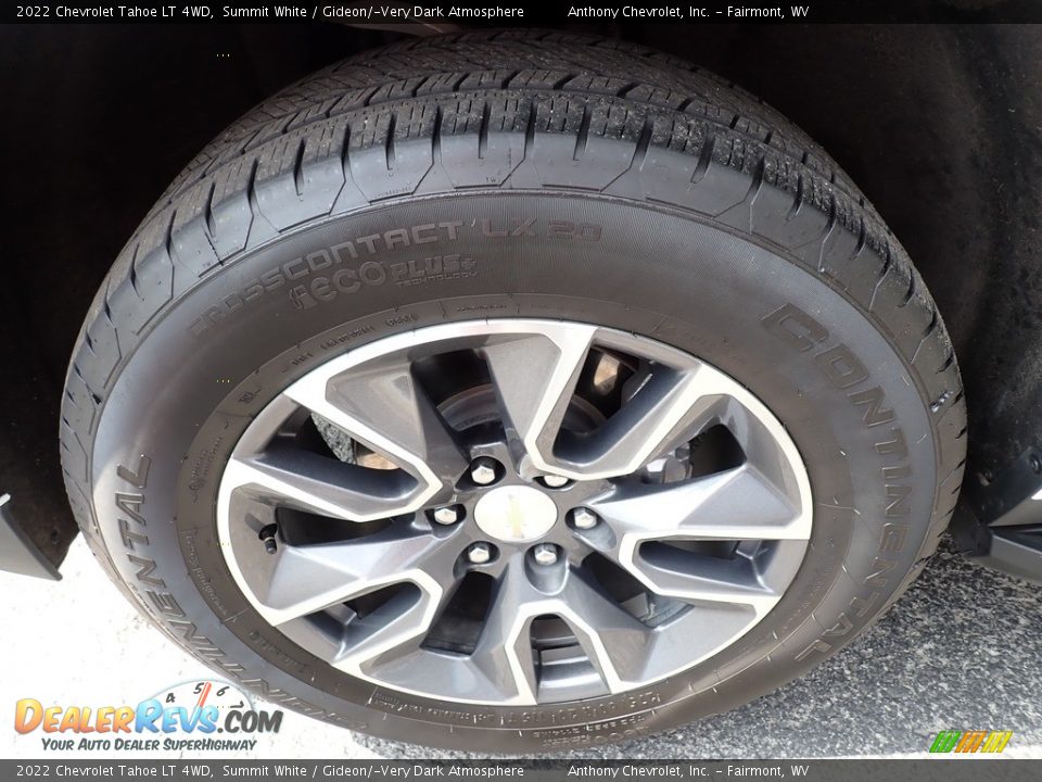 2022 Chevrolet Tahoe LT 4WD Summit White / Gideon/­Very Dark Atmosphere Photo #10