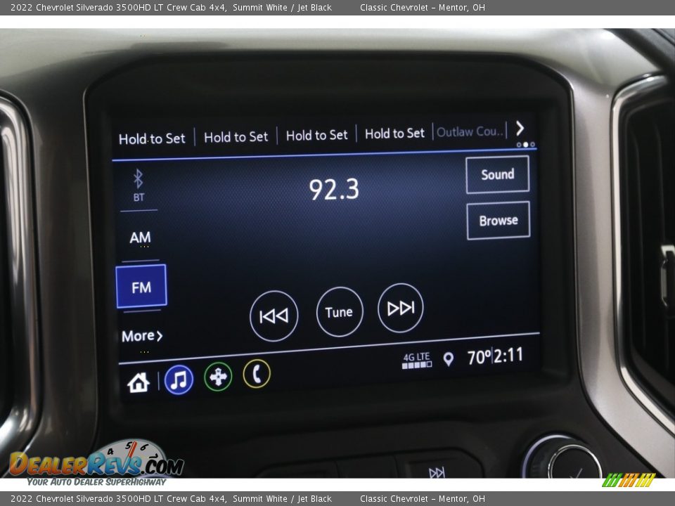 Audio System of 2022 Chevrolet Silverado 3500HD LT Crew Cab 4x4 Photo #11