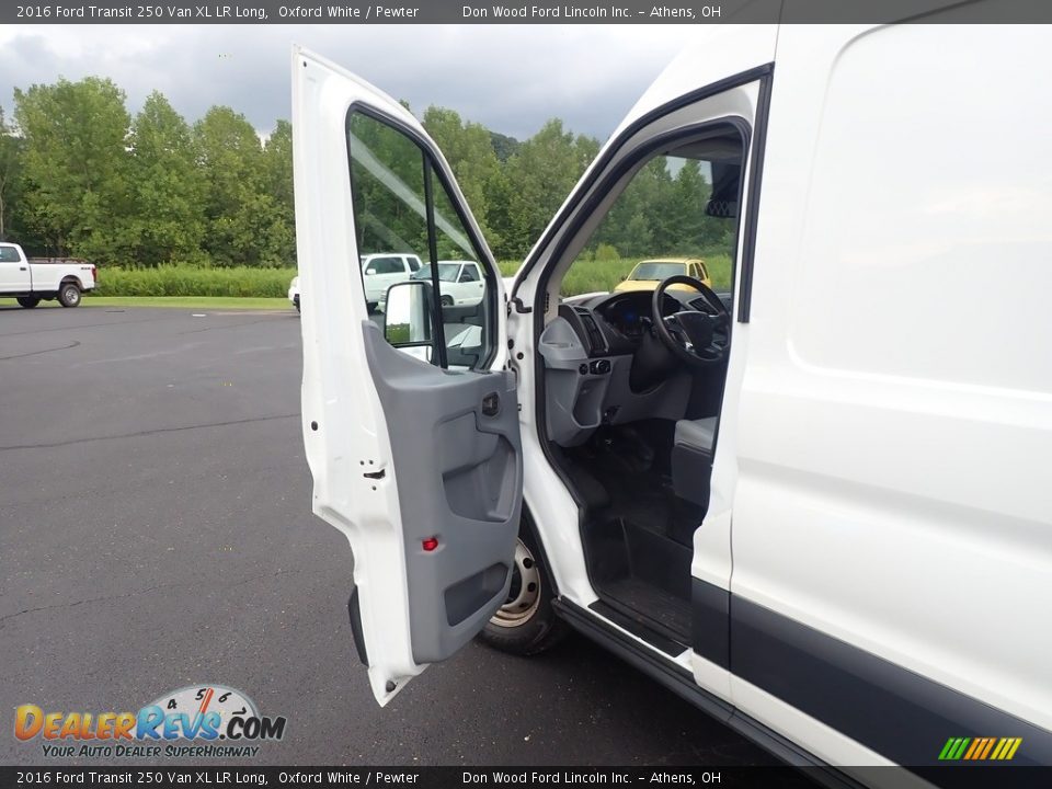 2016 Ford Transit 250 Van XL LR Long Oxford White / Pewter Photo #17