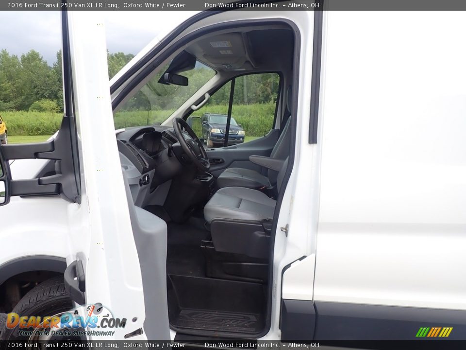 2016 Ford Transit 250 Van XL LR Long Oxford White / Pewter Photo #19