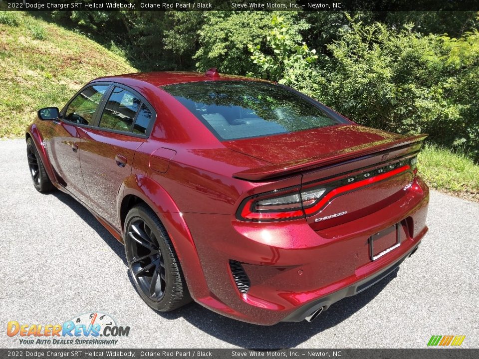 2022 Dodge Charger SRT Hellcat Widebody Octane Red Pearl / Black Photo #8