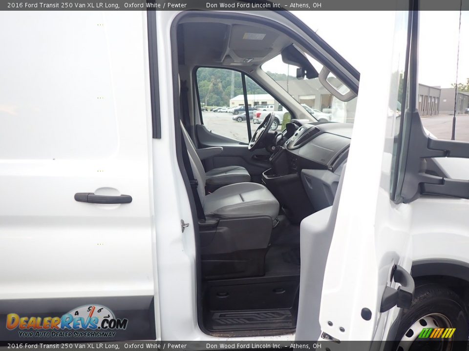 2016 Ford Transit 250 Van XL LR Long Oxford White / Pewter Photo #33