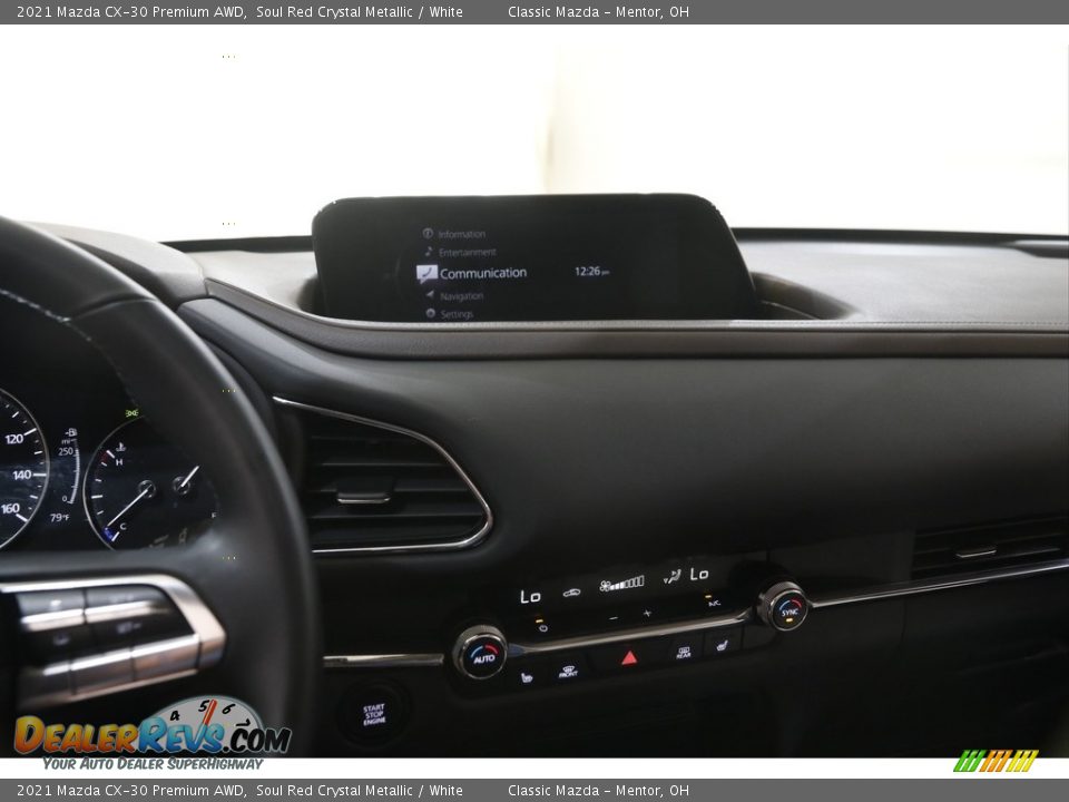 2021 Mazda CX-30 Premium AWD Soul Red Crystal Metallic / White Photo #9