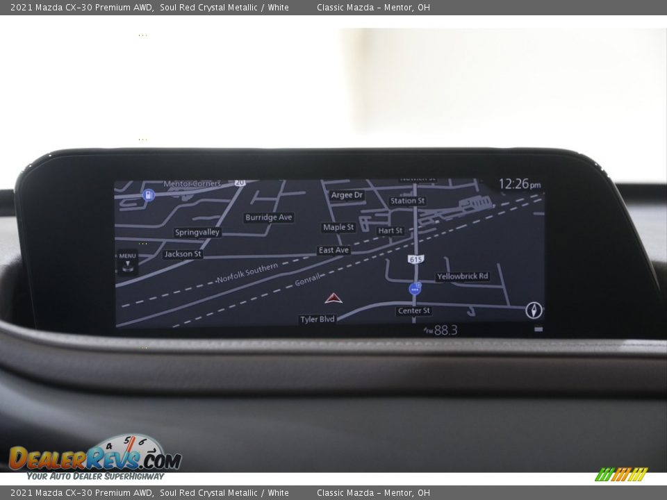 2021 Mazda CX-30 Premium AWD Soul Red Crystal Metallic / White Photo #12