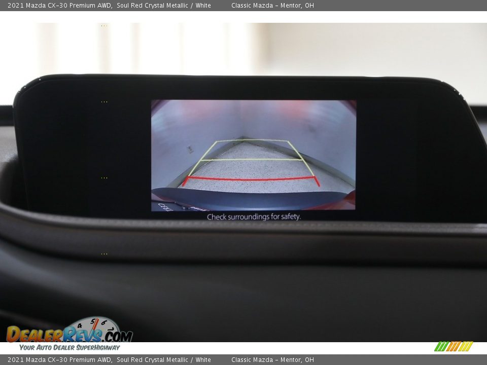 2021 Mazda CX-30 Premium AWD Soul Red Crystal Metallic / White Photo #13