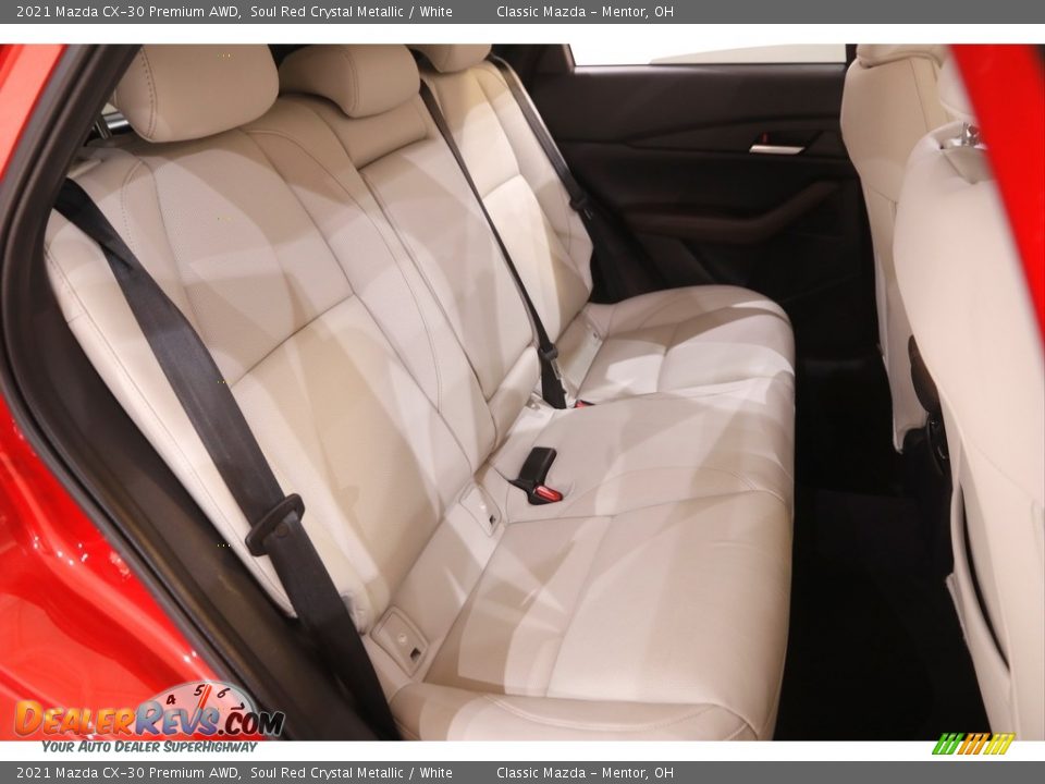 2021 Mazda CX-30 Premium AWD Soul Red Crystal Metallic / White Photo #16