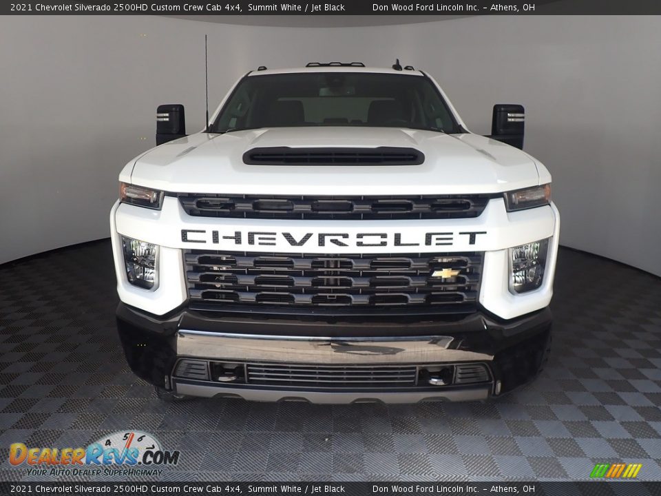 2021 Chevrolet Silverado 2500HD Custom Crew Cab 4x4 Summit White / Jet Black Photo #5