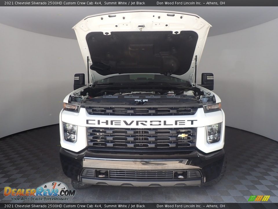 2021 Chevrolet Silverado 2500HD Custom Crew Cab 4x4 Summit White / Jet Black Photo #6