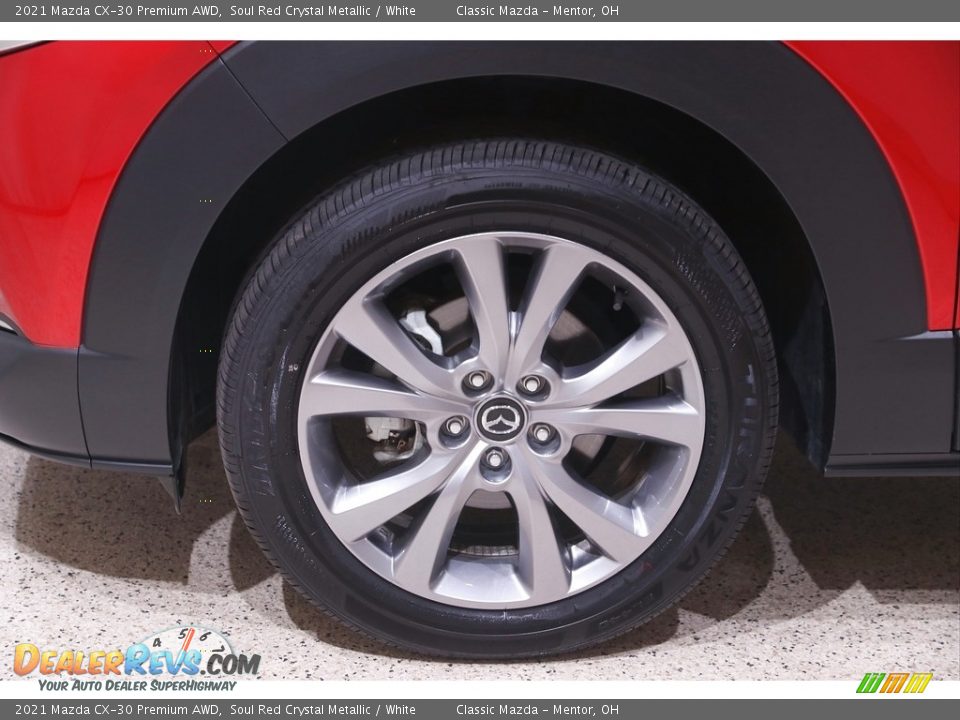 2021 Mazda CX-30 Premium AWD Soul Red Crystal Metallic / White Photo #20