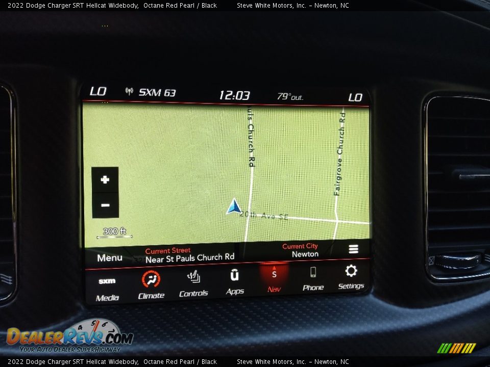 Navigation of 2022 Dodge Charger SRT Hellcat Widebody Photo #26