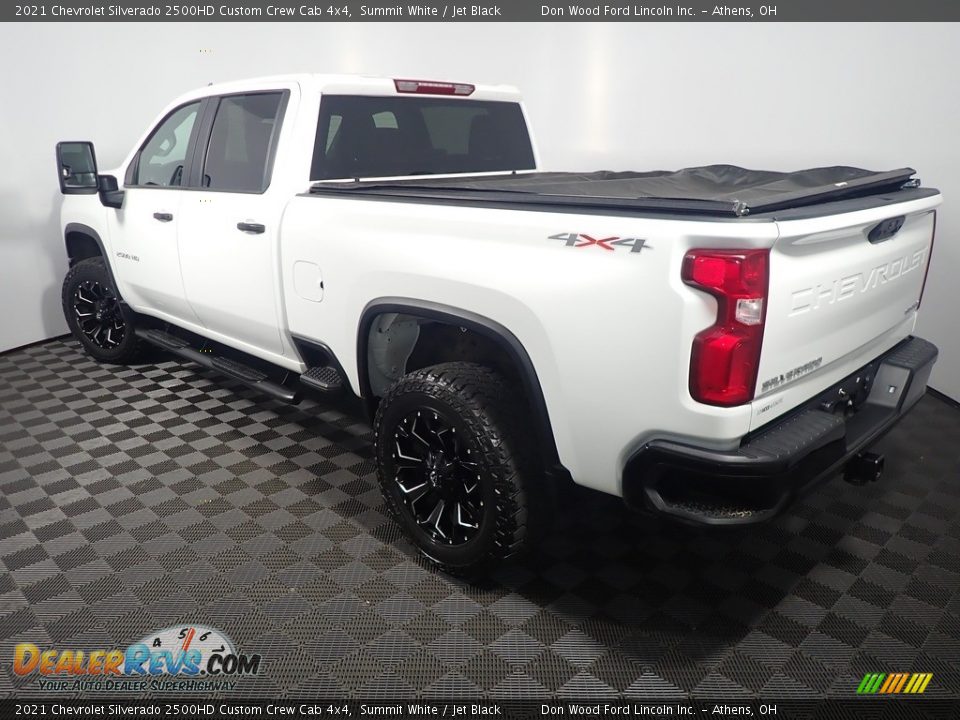 2021 Chevrolet Silverado 2500HD Custom Crew Cab 4x4 Summit White / Jet Black Photo #12