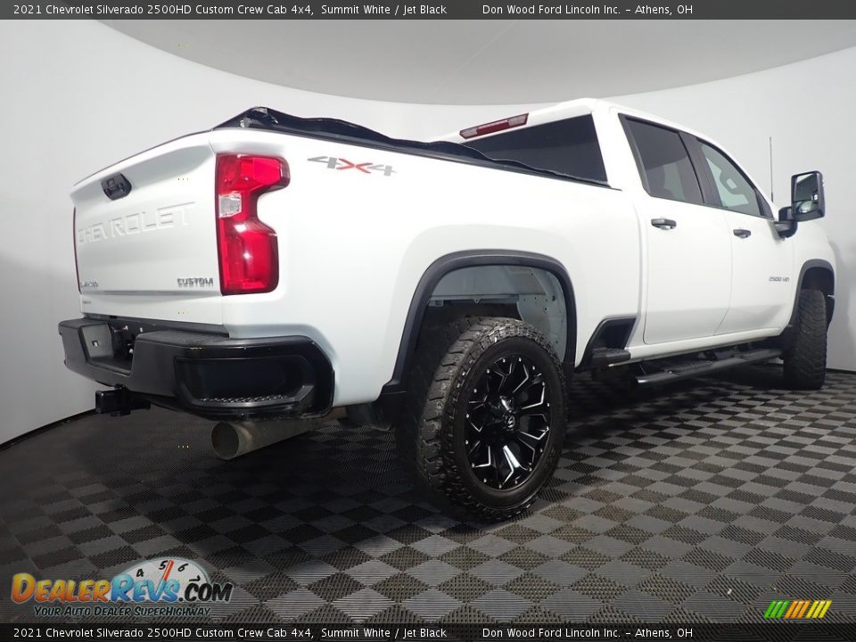 2021 Chevrolet Silverado 2500HD Custom Crew Cab 4x4 Summit White / Jet Black Photo #15