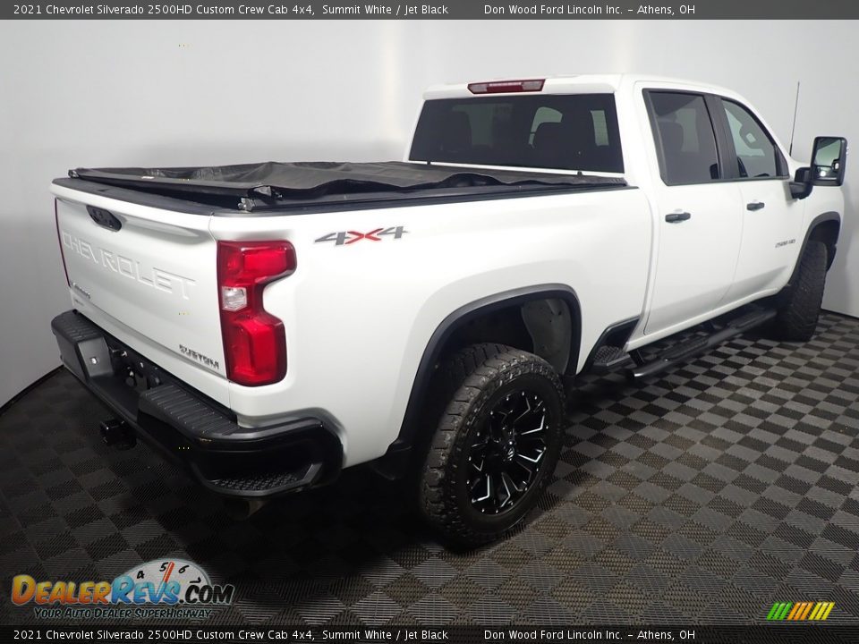 2021 Chevrolet Silverado 2500HD Custom Crew Cab 4x4 Summit White / Jet Black Photo #16
