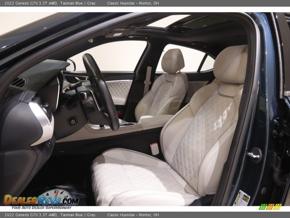 Gray Interior - 2022 Genesis G70 3.3T AWD Photo #5