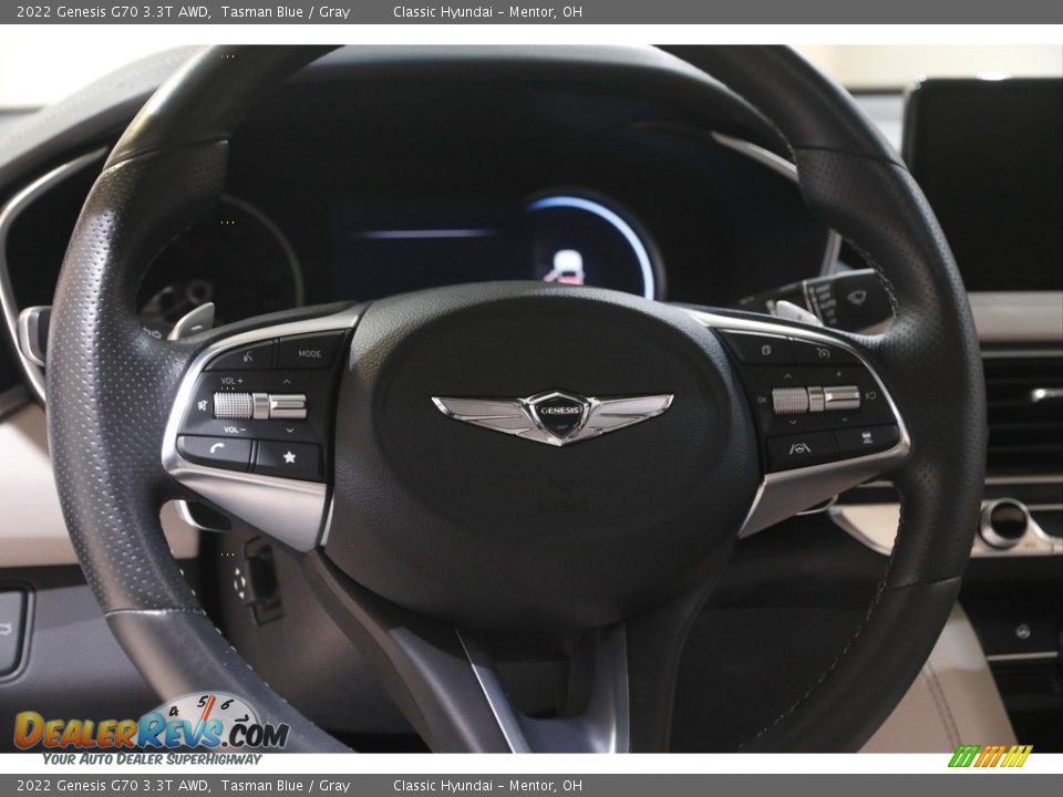 2022 Genesis G70 3.3T AWD Steering Wheel Photo #7