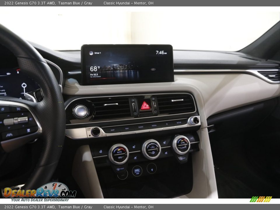 2022 Genesis G70 3.3T AWD Tasman Blue / Gray Photo #9