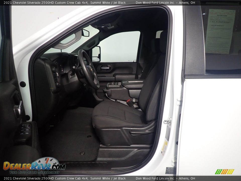 2021 Chevrolet Silverado 2500HD Custom Crew Cab 4x4 Summit White / Jet Black Photo #21