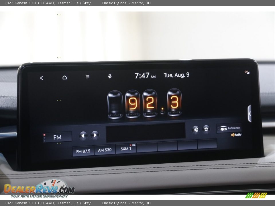 2022 Genesis G70 3.3T AWD Tasman Blue / Gray Photo #11