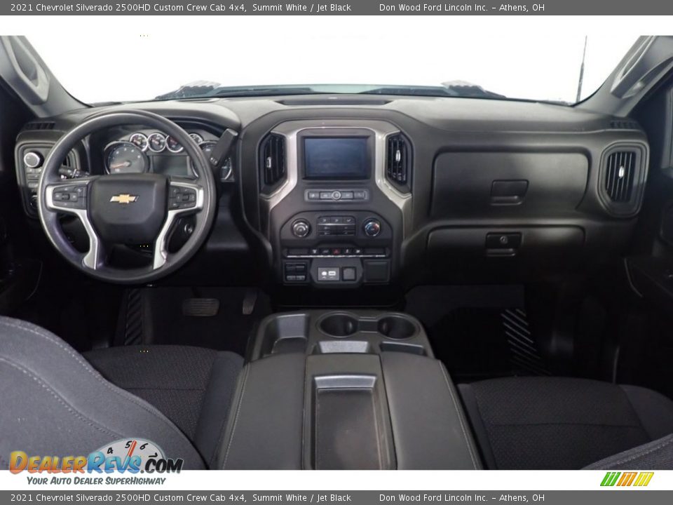 2021 Chevrolet Silverado 2500HD Custom Crew Cab 4x4 Summit White / Jet Black Photo #23