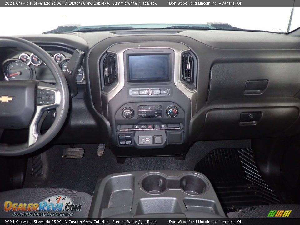 2021 Chevrolet Silverado 2500HD Custom Crew Cab 4x4 Summit White / Jet Black Photo #24