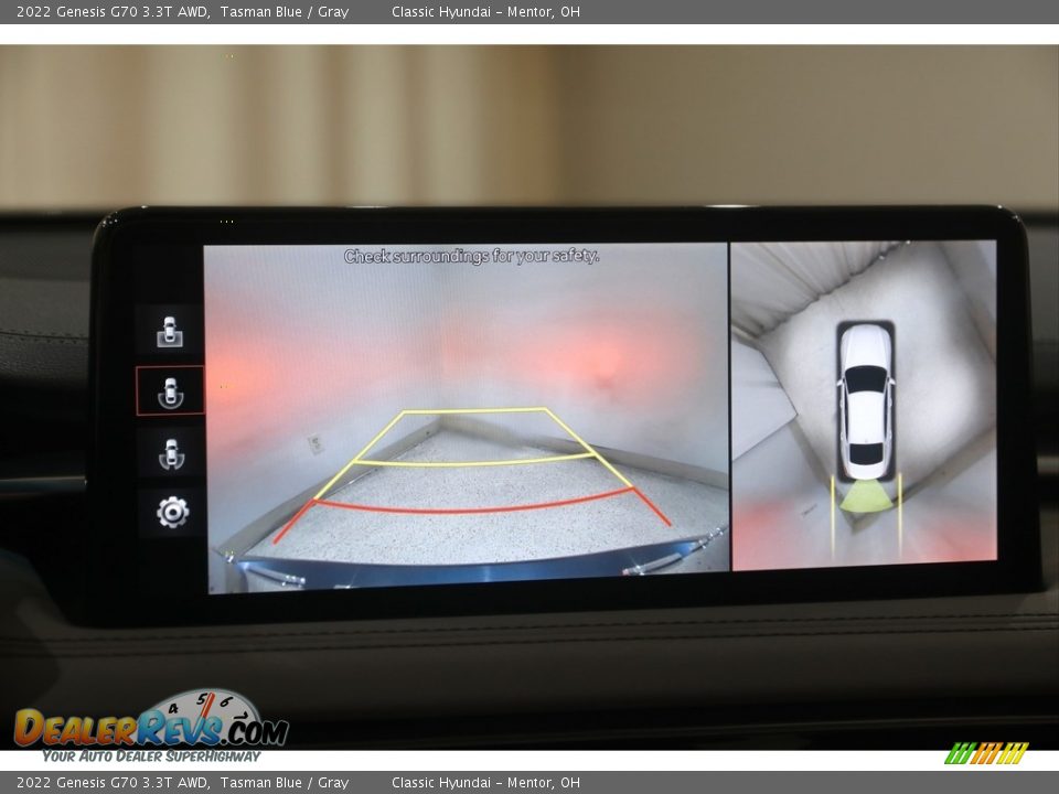 2022 Genesis G70 3.3T AWD Tasman Blue / Gray Photo #13