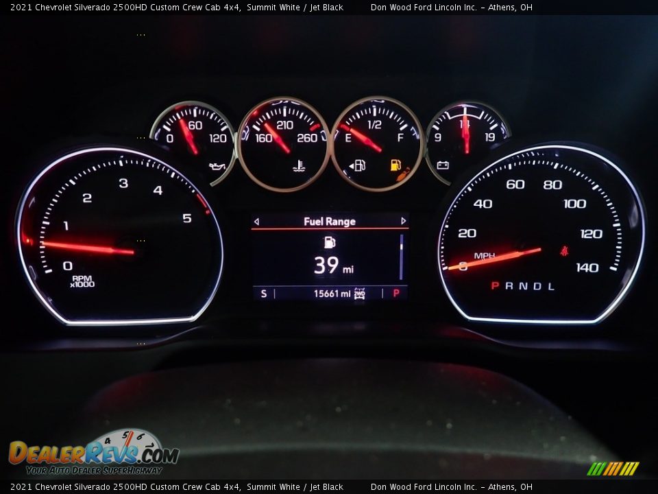 2021 Chevrolet Silverado 2500HD Custom Crew Cab 4x4 Summit White / Jet Black Photo #27