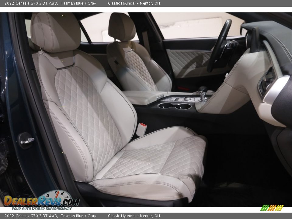 Front Seat of 2022 Genesis G70 3.3T AWD Photo #17