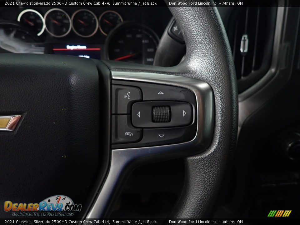 2021 Chevrolet Silverado 2500HD Custom Crew Cab 4x4 Summit White / Jet Black Photo #29
