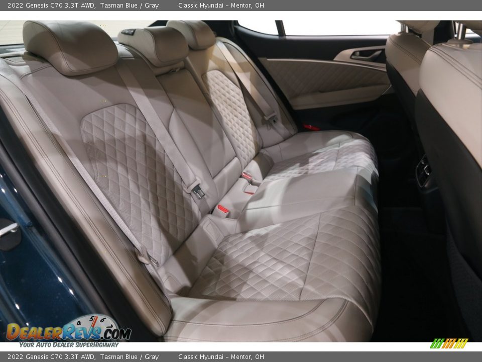 Rear Seat of 2022 Genesis G70 3.3T AWD Photo #18
