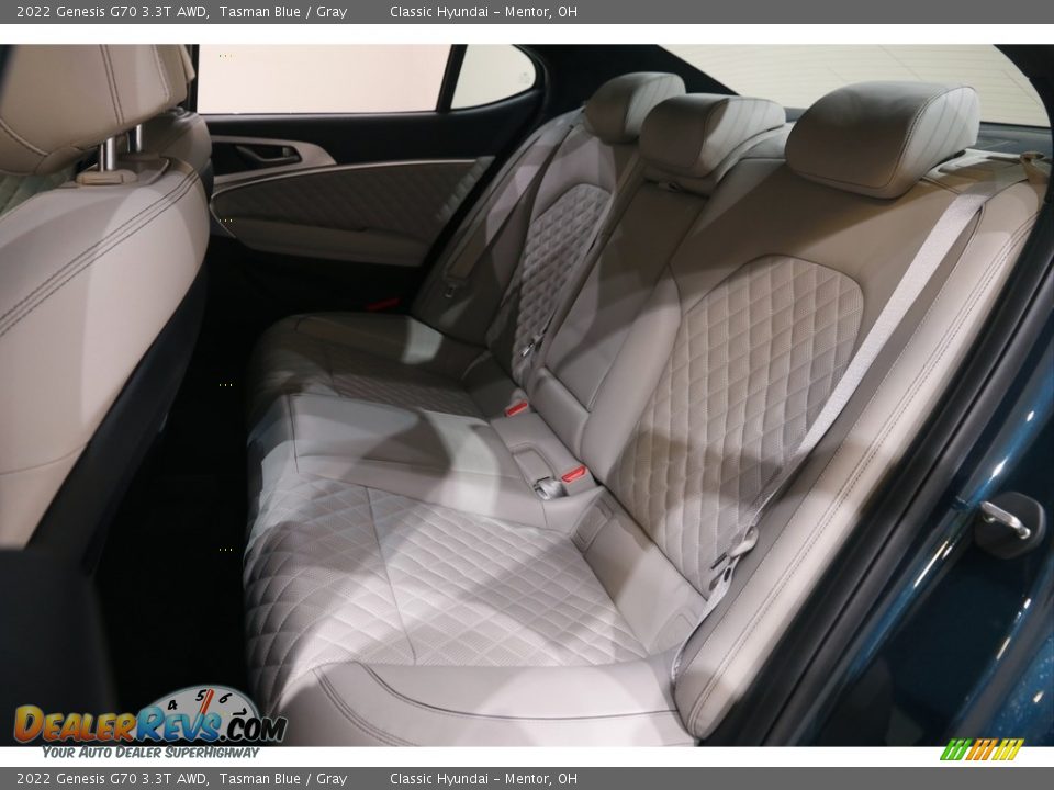 Rear Seat of 2022 Genesis G70 3.3T AWD Photo #19