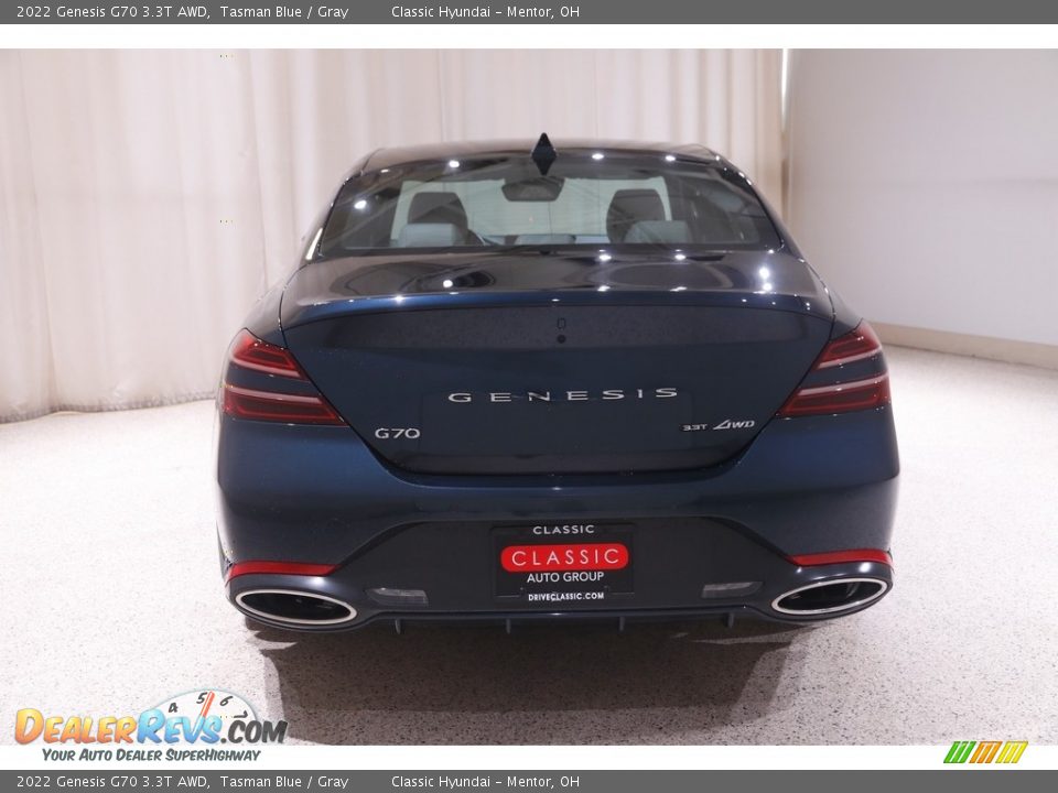 2022 Genesis G70 3.3T AWD Tasman Blue / Gray Photo #20